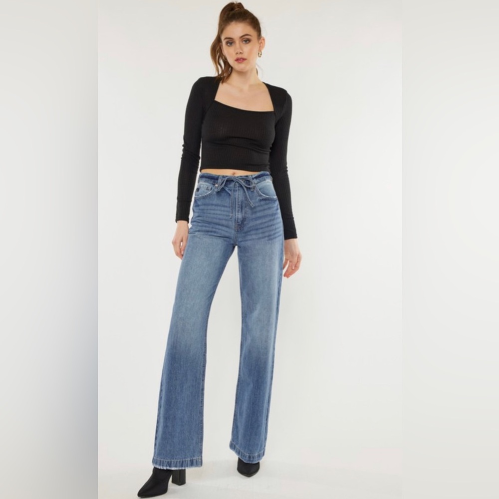 Kancan Loose Fit Wide 90s Leg/Flare